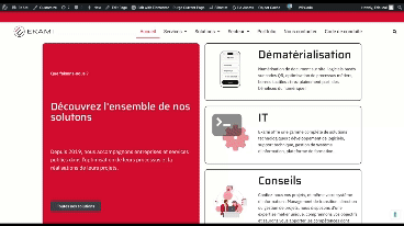 gif défilement site web EKAMI